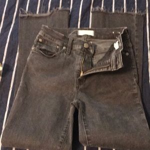 Madewell vintage black wash Cali denim boot